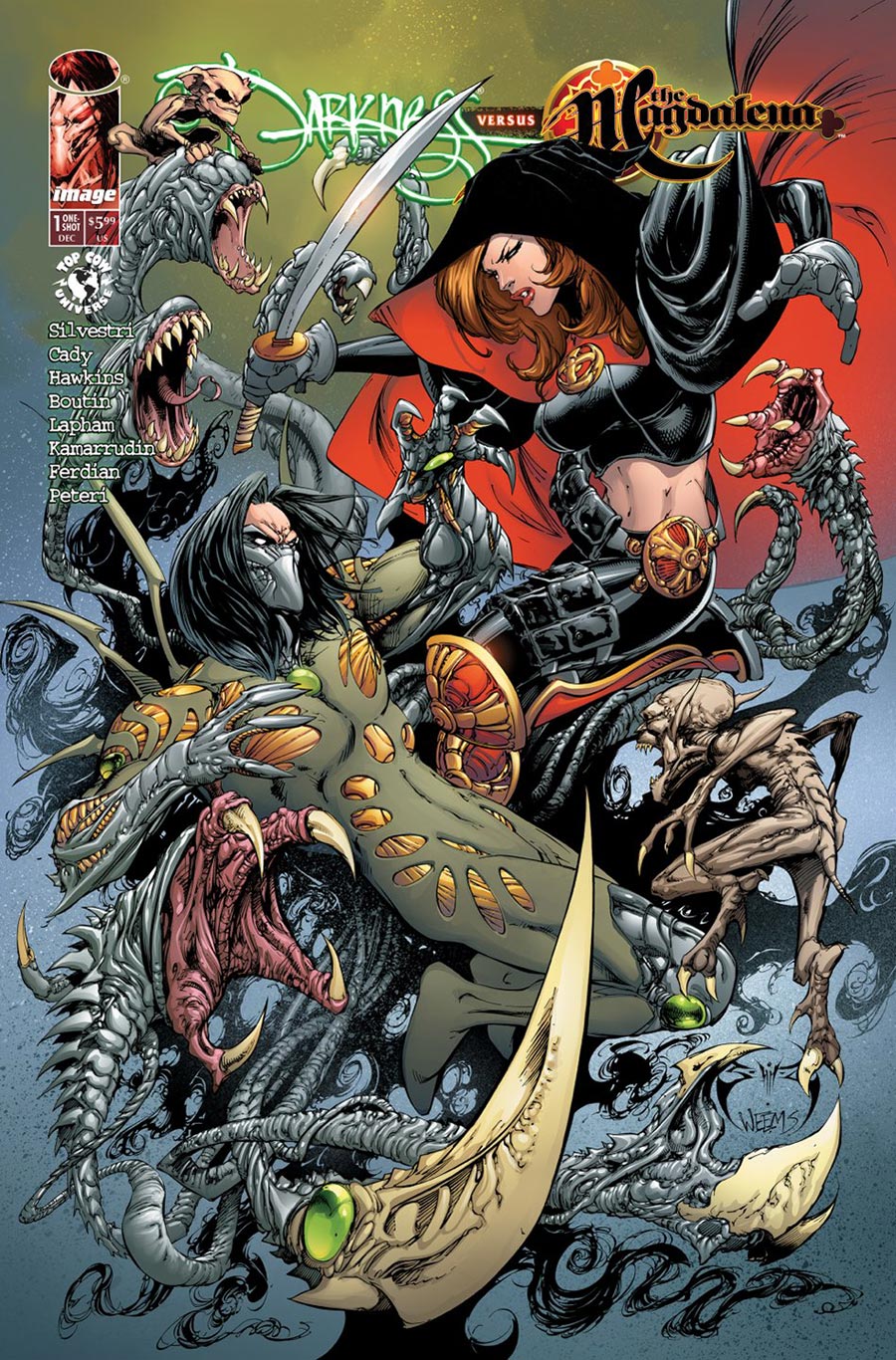 Darkness Versus The Magdalena #1 (One Shot) Cover B Variant Joe Benitez & Richard Isanove Cover