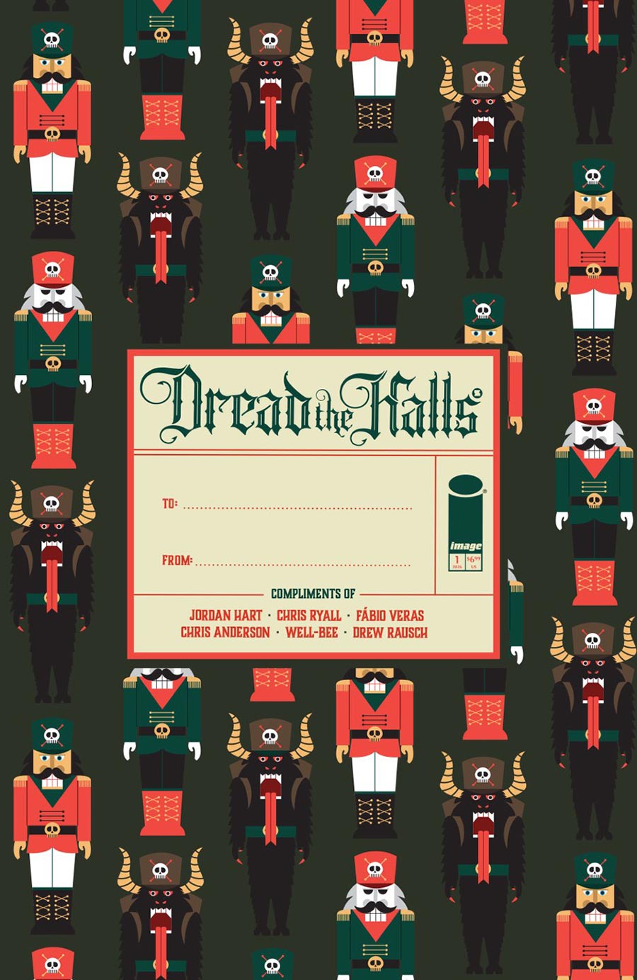 Dread The Halls 2026 #1 (One Shot) Cover C Variant Jordan Hart Wrapped Cover