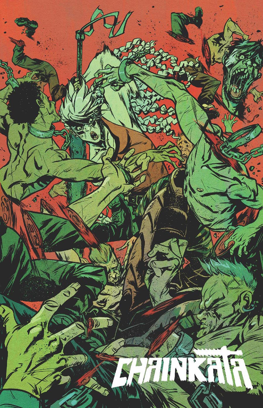 Chainkata #2 Cover C Variant Sanford Greene & Mike Spicer Cover