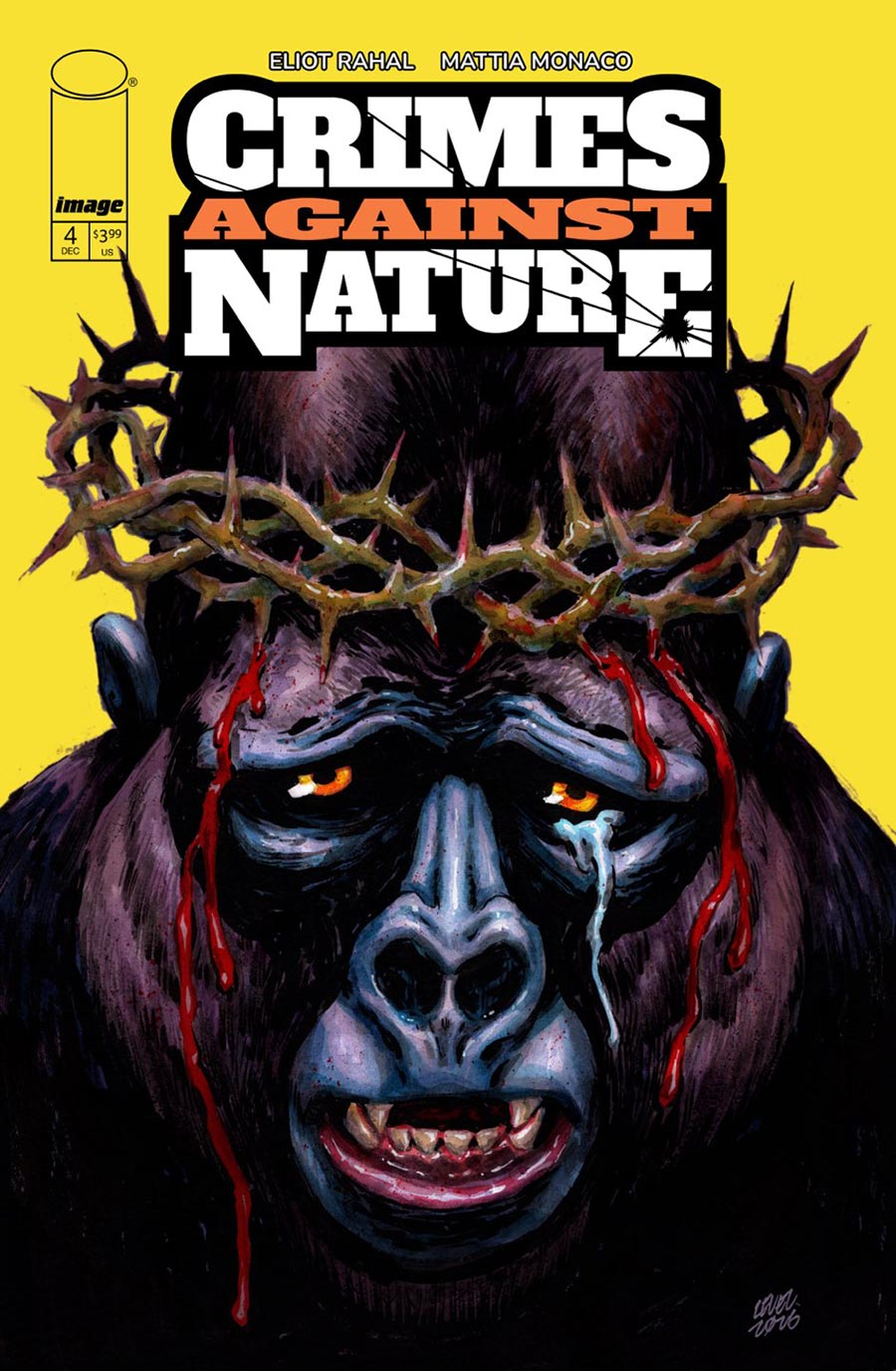 Crimes Against Nature #4 Cover B Variant Brian Level Cover