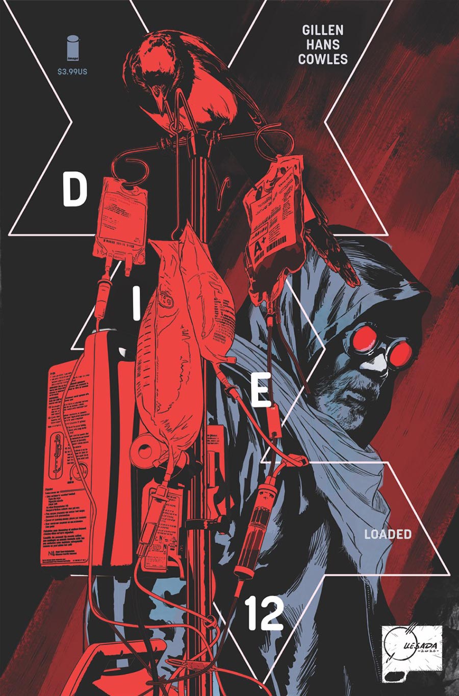 Die Loaded #12 Cover B Variant Joe Quesada Cover