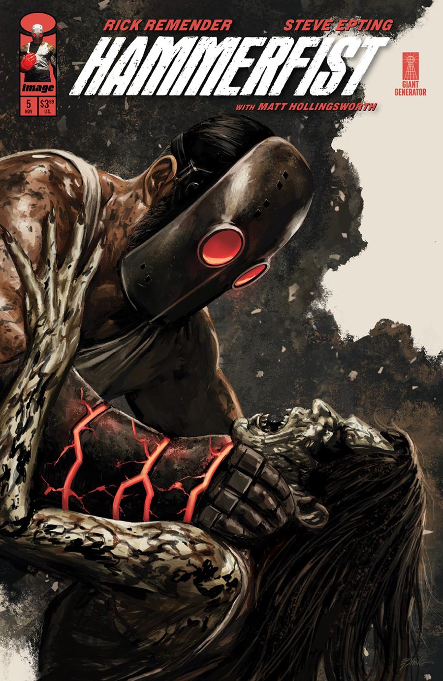 Hammerfist #5 Cover A Regular Steve Epting & Matt Hollingsworth Cover