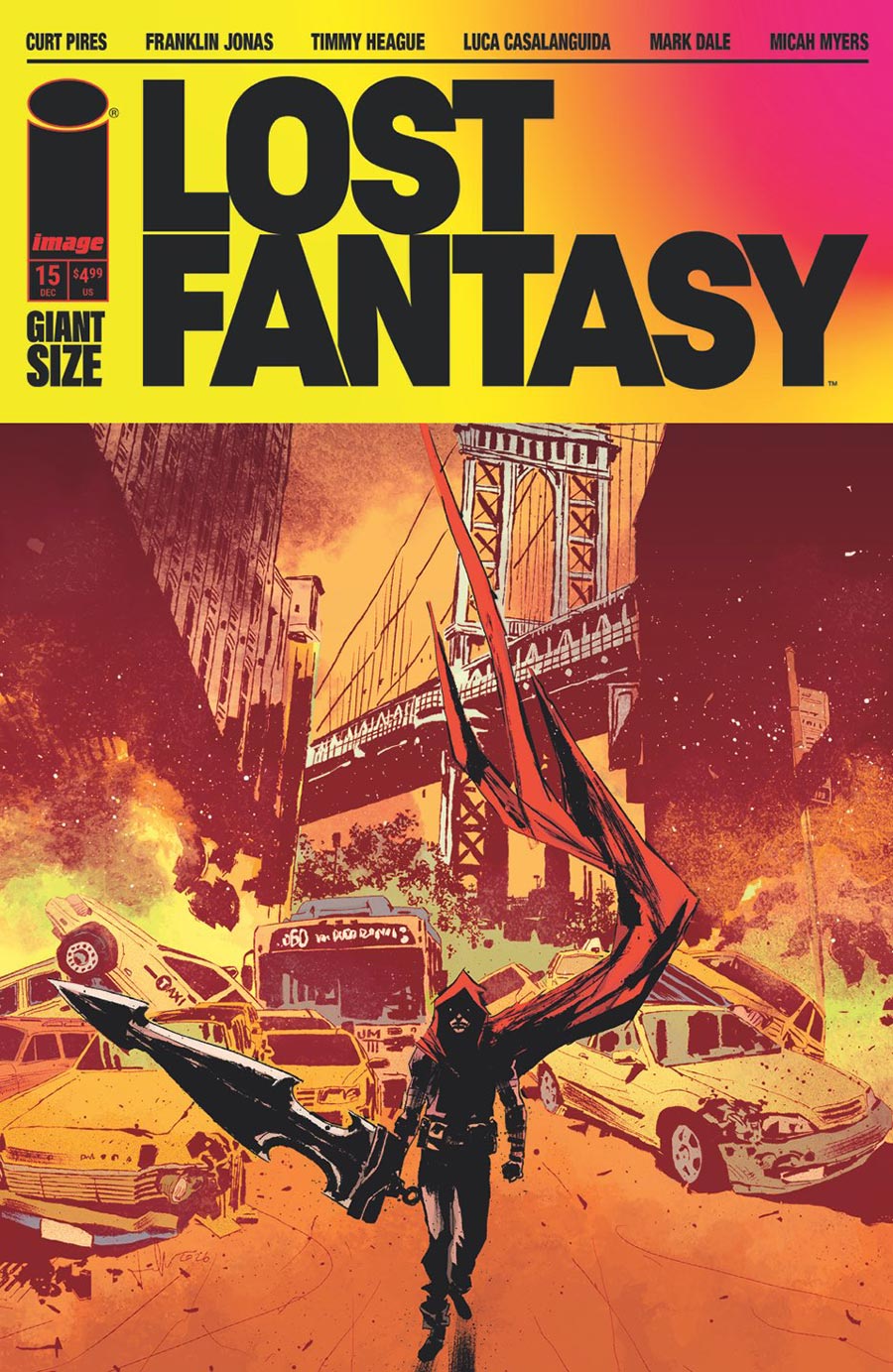 Lost Fantasy #15 Cover A Regular Luca Casalanguida Cover