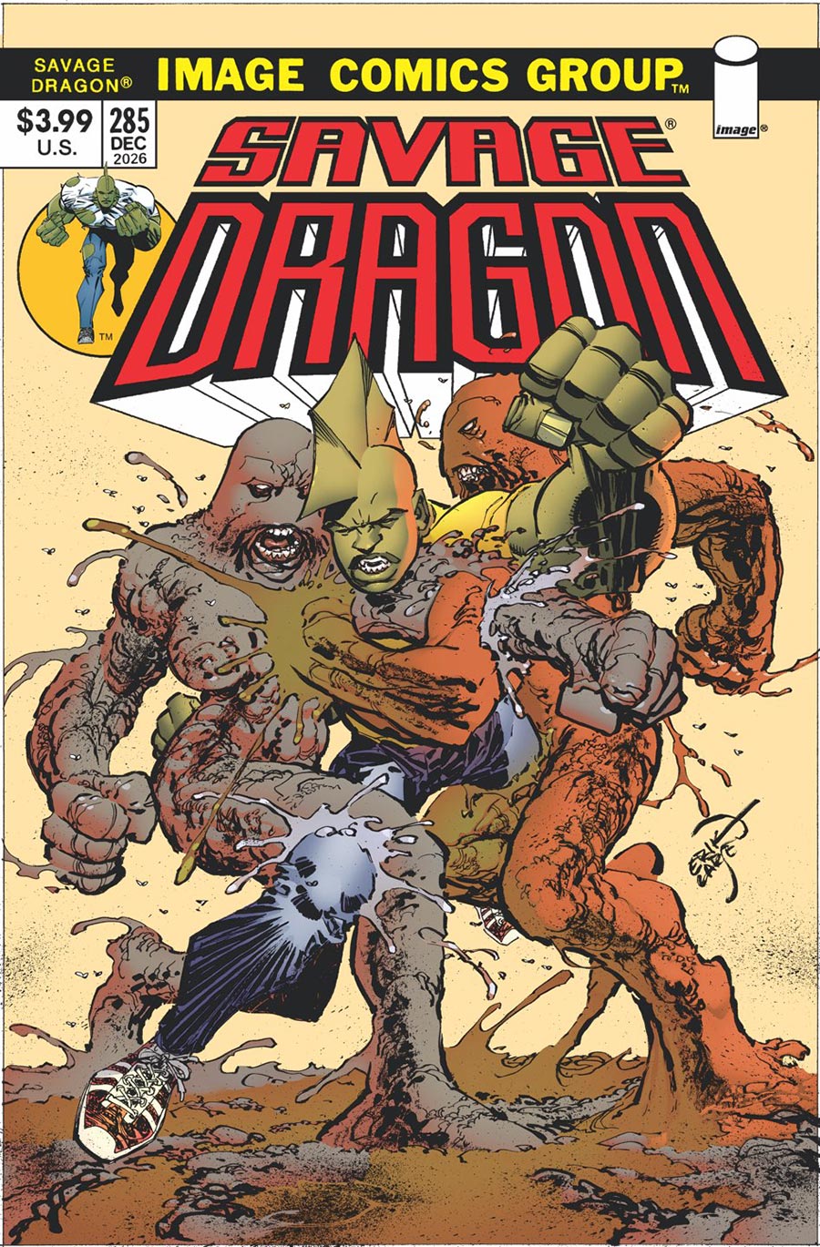 Savage Dragon Vol 2 #285 Cover B Variant Erik Larsen Retro Cover