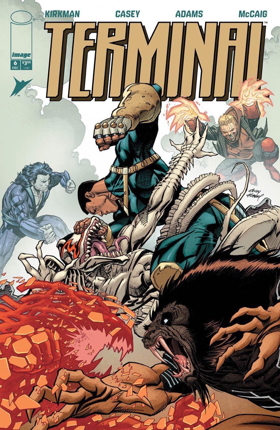 Terminal #6 Cover C Variant Andy Kubert & Dave McCaig Cover