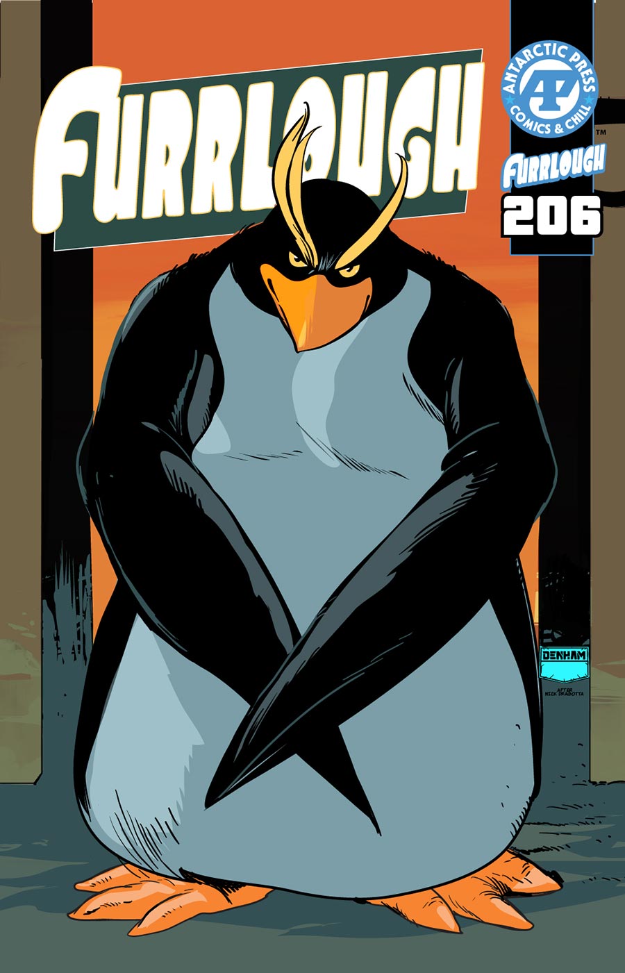 Furrlough #206 Cover B Variant Brian Denham Cover