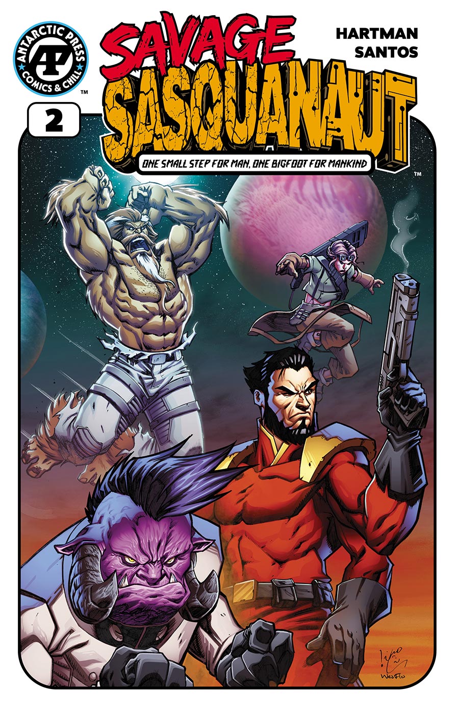 Savage Sasquanaut #2 Cover B Variant Chahine Ladjouze Cover