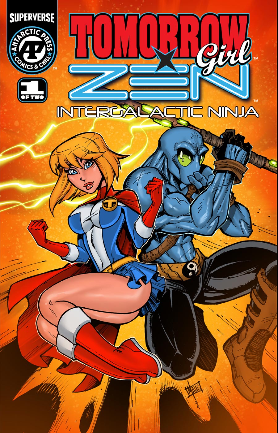 Tomorrow Girl x Zen Intergalactic Ninja #1 Cover B Variant Bill Maus Cover