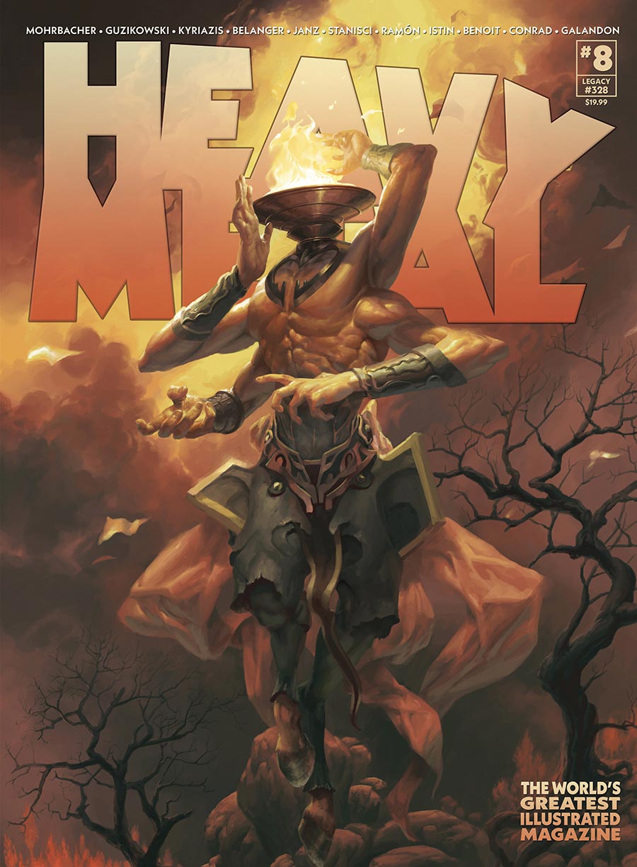 Heavy Metal Magazine #8 Cover A Regular Peter Mohrbacher Cover