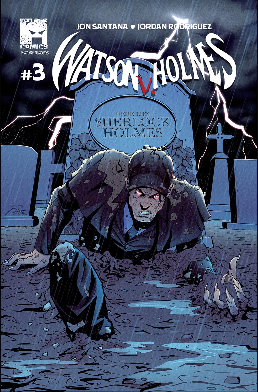 Watson V Holmes #3 Cover A Regular Jordan Rodriguez Homage Cover