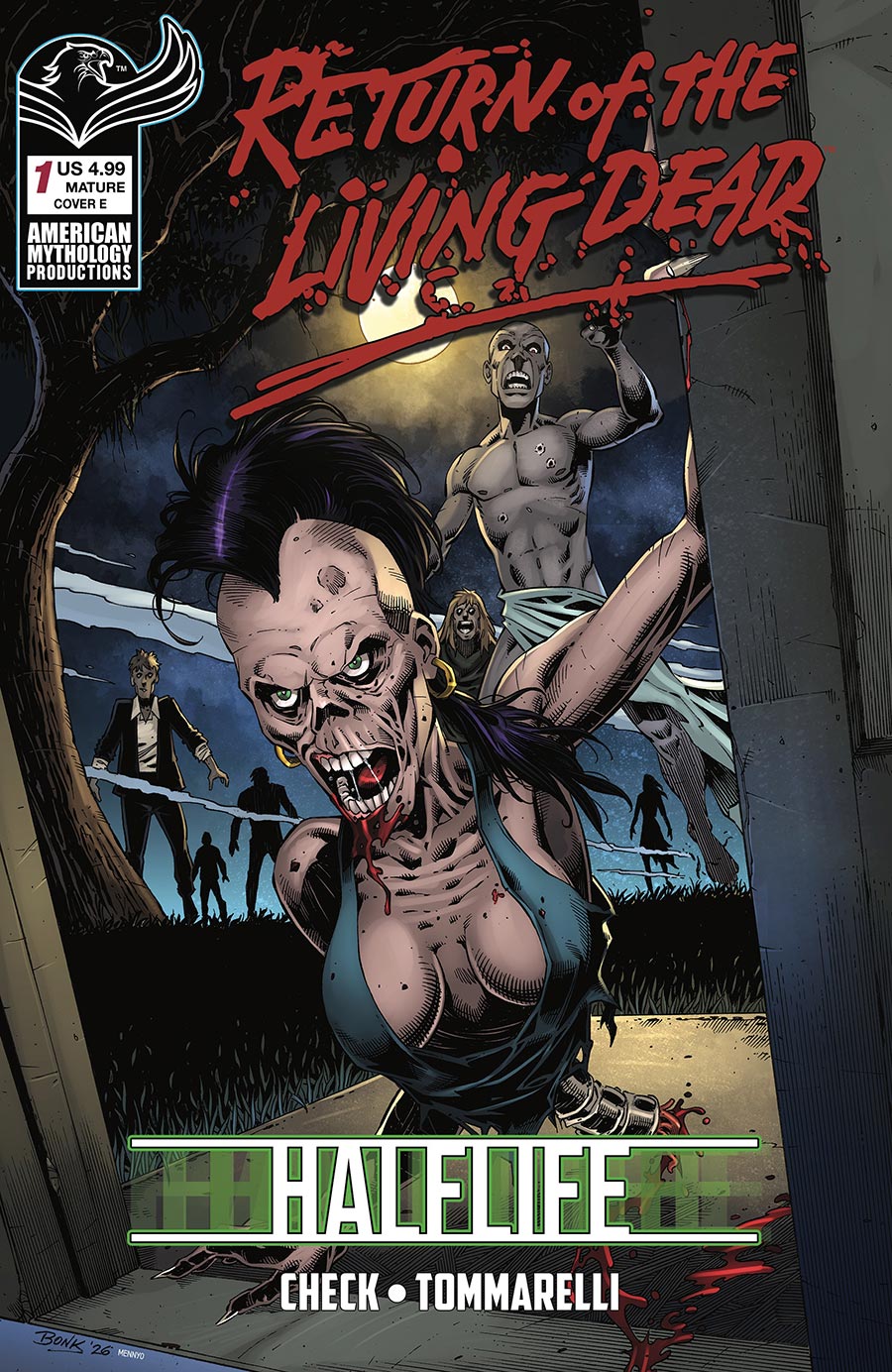 Return Living Dead Halflife #1 Cover E Variant Richard Bonk Cover