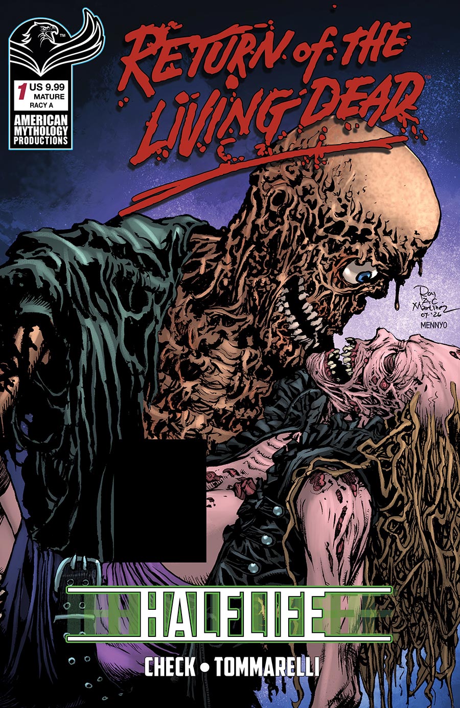 Return Living Dead Halflife #1 Cover G Variant Richard Bonk Racy Cover