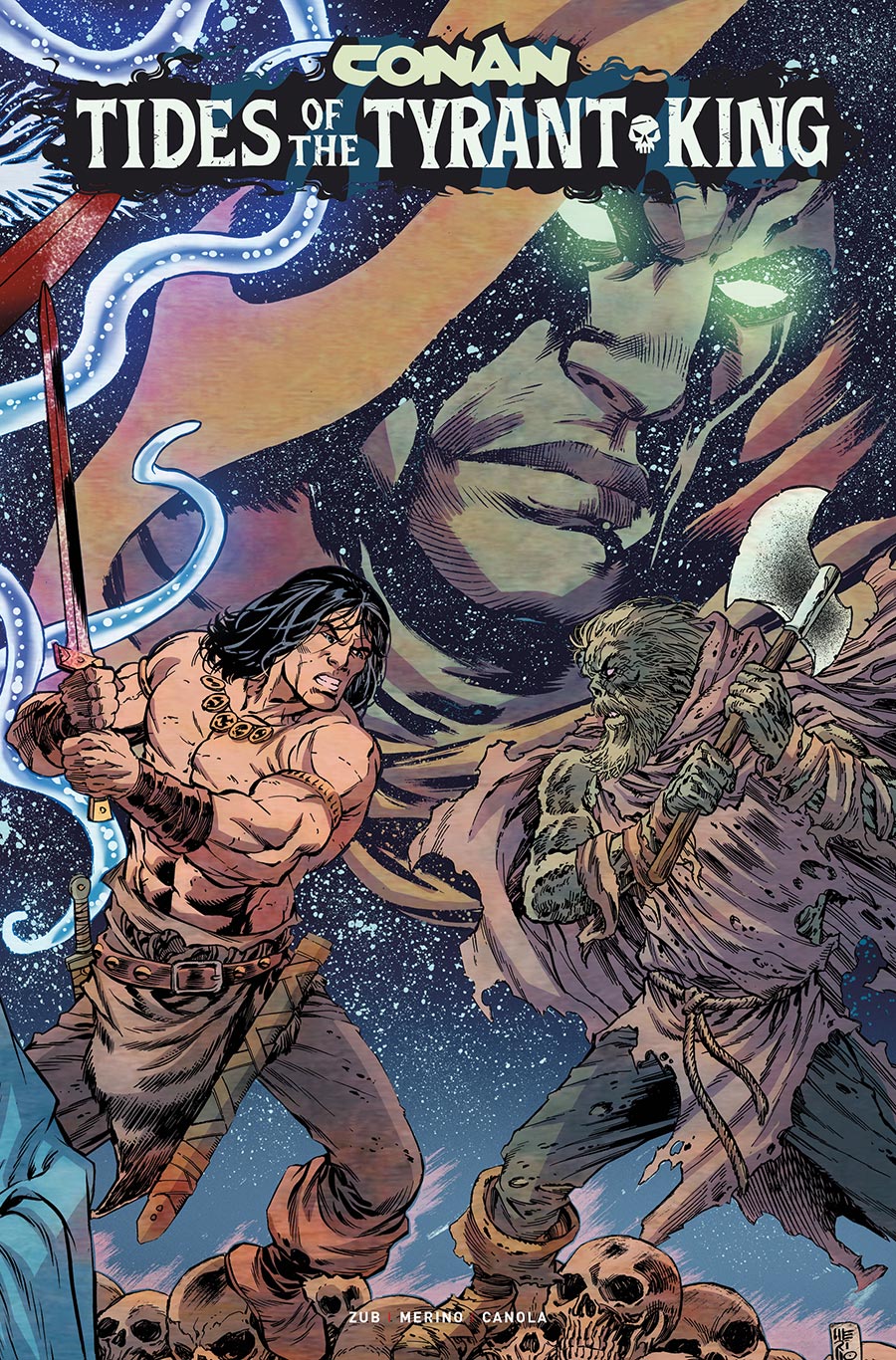 Conan Tides Of The Tyrant-King #4 Cover B Variant Jesus Merino Cover