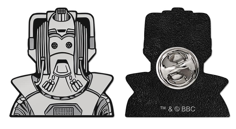 Doctor Who Enamel Pin - Cyberman 1980s