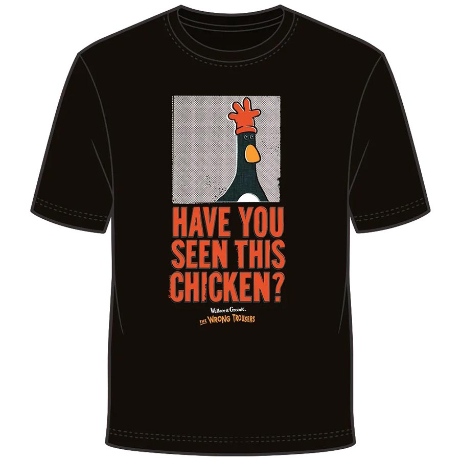 Wallace & Gromit Have You Seen This Chicken T-Shirt XXX-Large