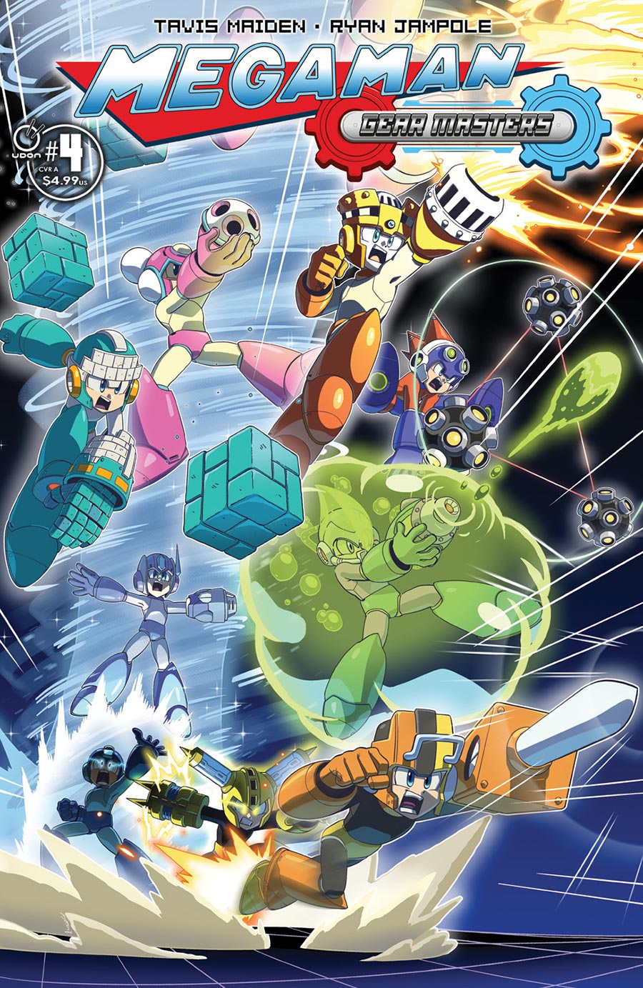 Mega Man Gear Masters #4 Cover A Regular Ryan Jampole Cover