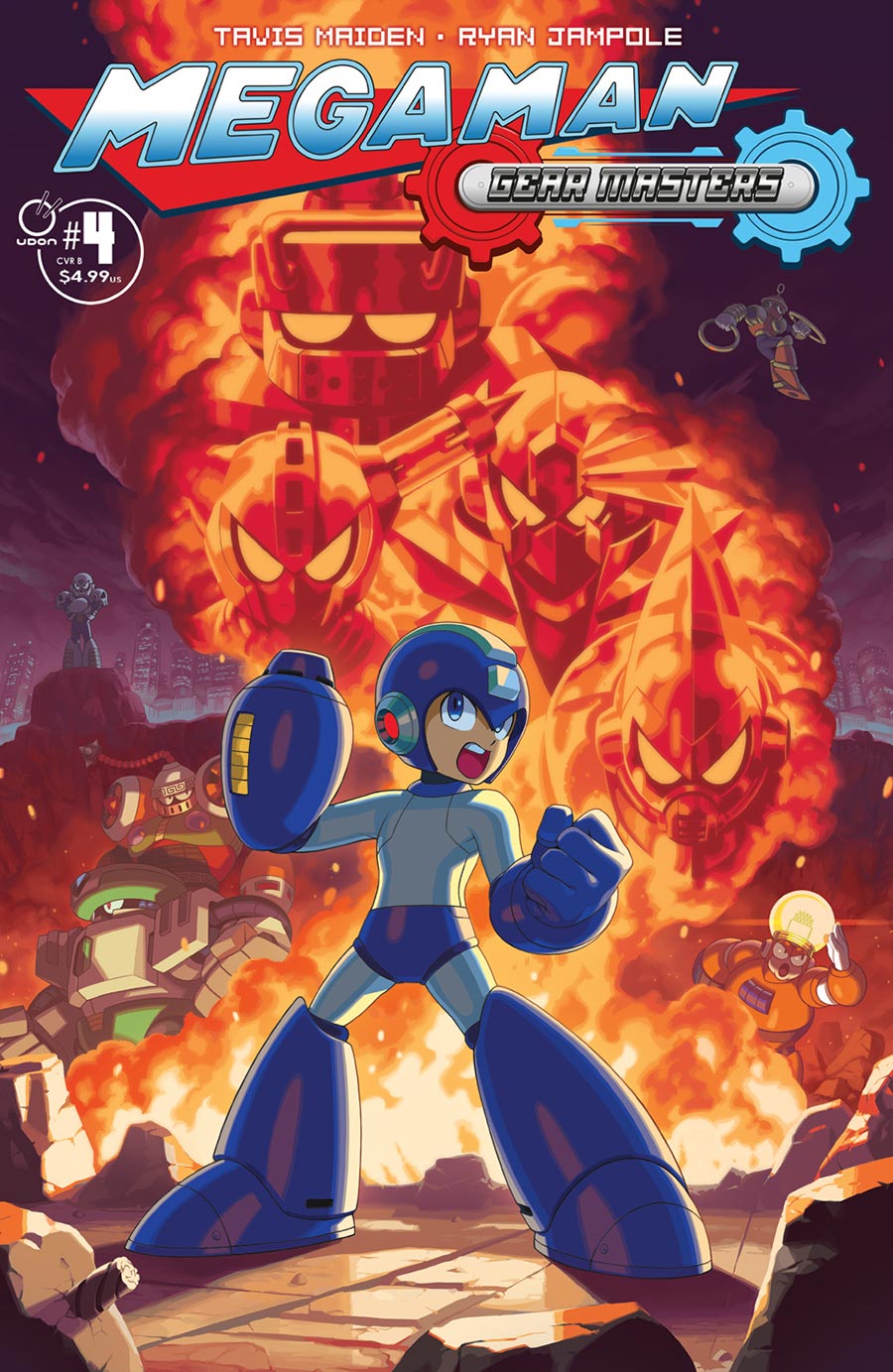 Mega Man Gear Masters #4 Cover B Variant Simon S Anderson Cover