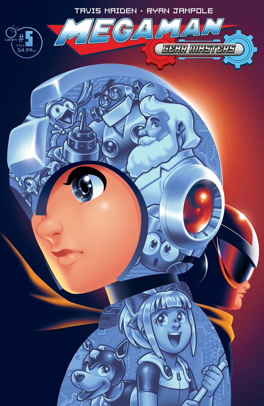 Mega Man Gear Masters #4 Cover C Variant Jorge M Velez Cover