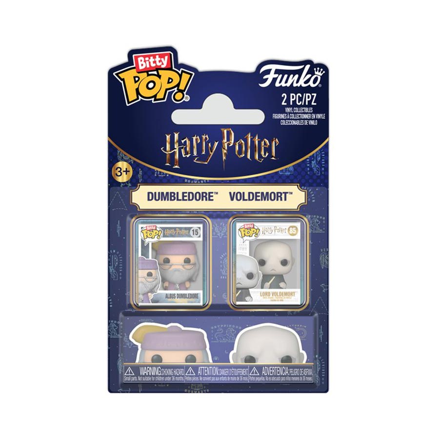 Bitty POP Harry Potter Dumbledore & Voldemort 2-Pack Vinyl Figure