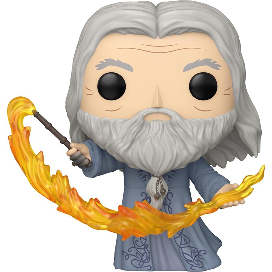 POP Movies Harry Potter Dumbledore Flame Vinyl Figure