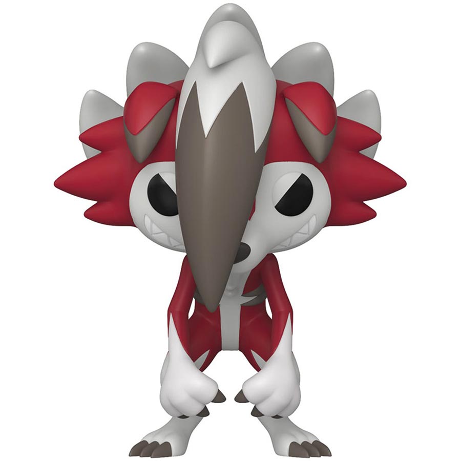 POP Games Pokemon Lycanroc Midnight Form Vinyl Figure