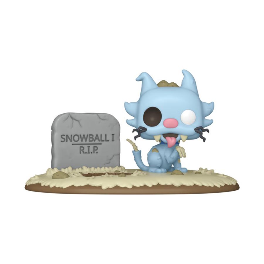 POP Deluxe Simpsons Zombie Snowball Vinyl Figure