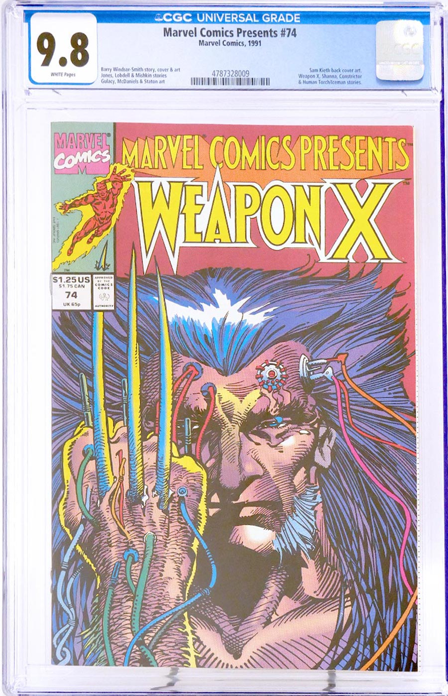 Marvel Comics Presents #74 Cover C CGC 9.8