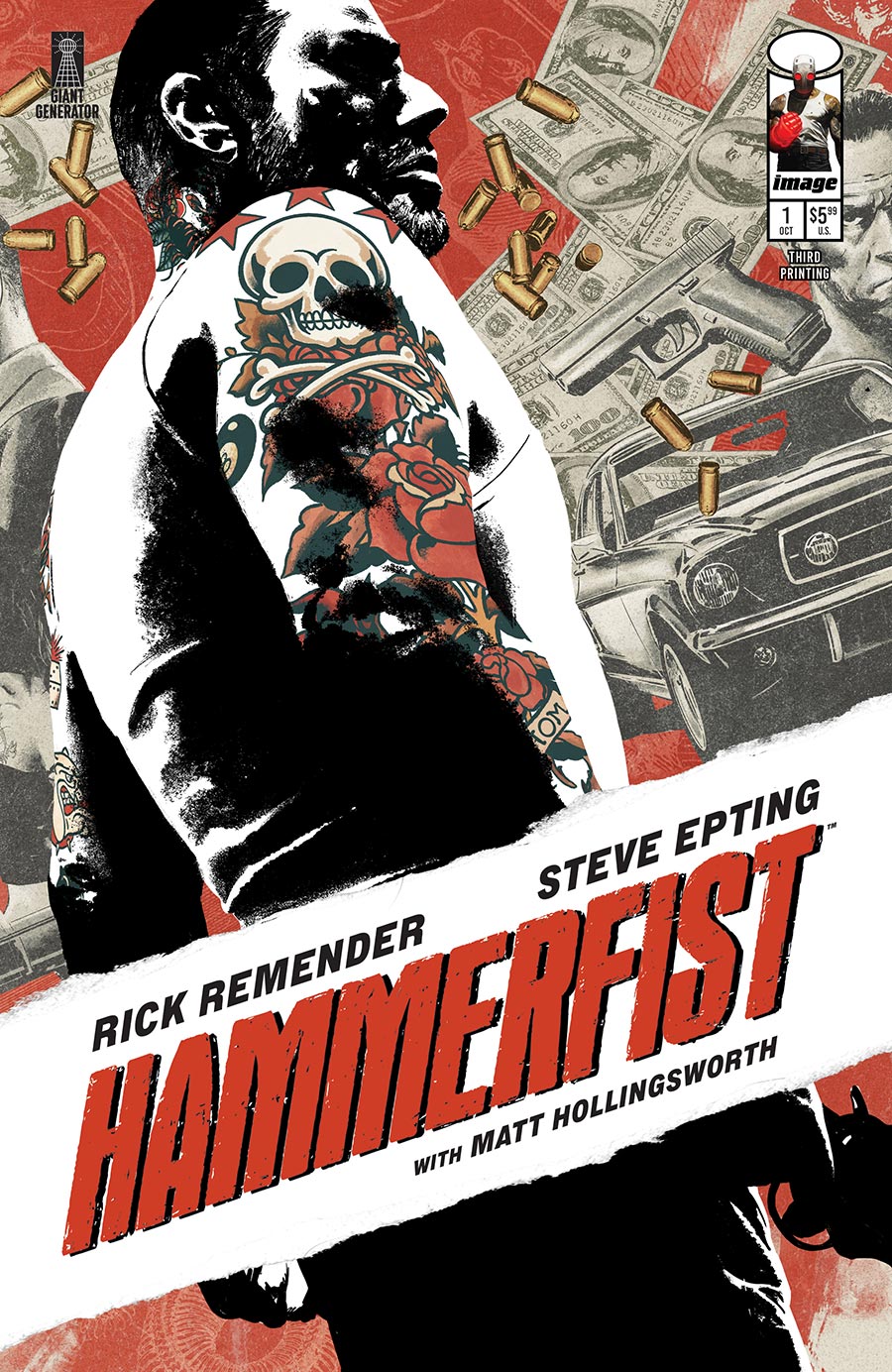 Hammerfist #1 Cover J 3rd Ptg