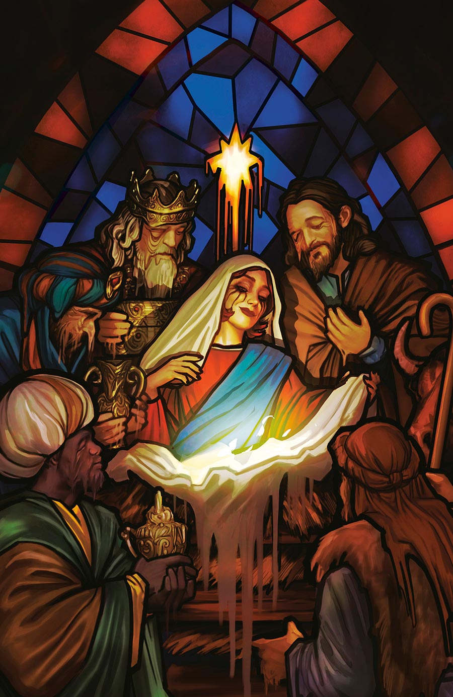Christmas Darkness #1 (One Shot) Cover G Variant Rebeca Puebla Unlimited Virgin Cover