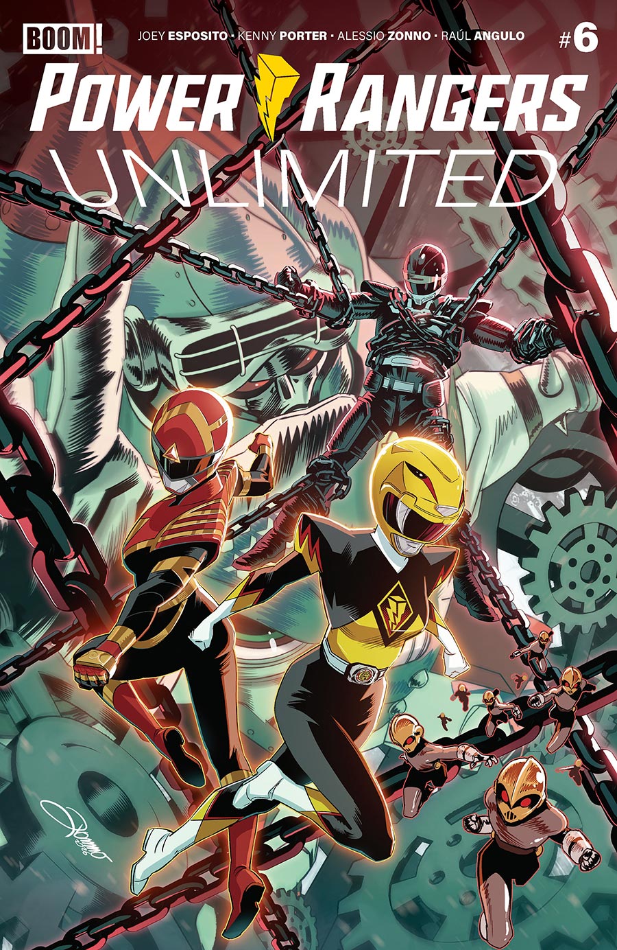 Power Rangers Unlimited #6 Cover A Regular Alessio Zonno Cover