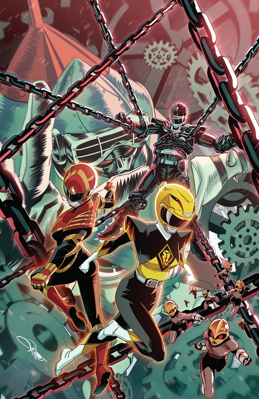 Power Rangers Unlimited #6 Cover D Variant Alessio Zonno Foil Virgin Cover
