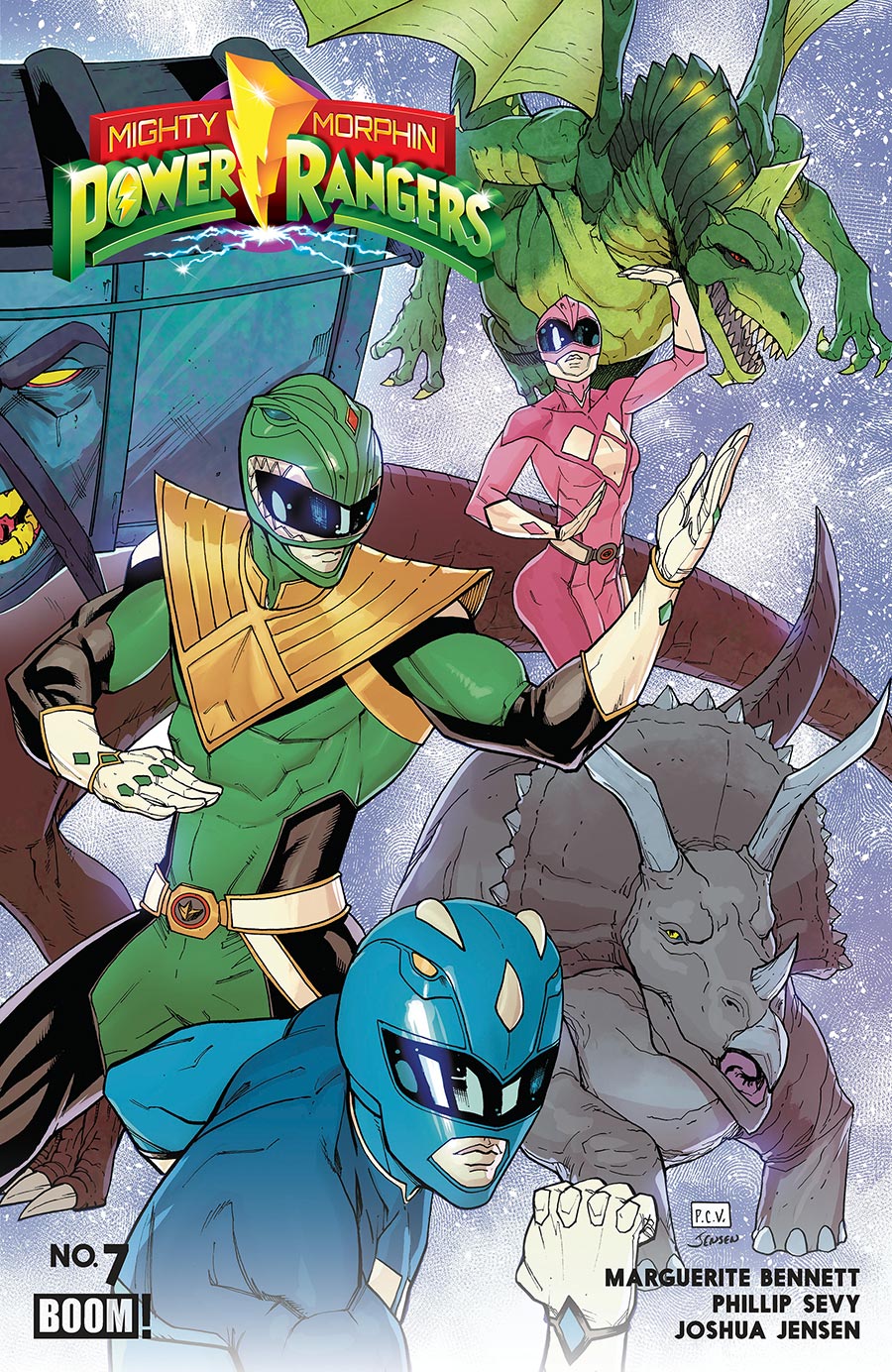 Mighty Morphin Power Rangers (BOOM Studios) Vol 2 #7 Cover B Variant Phillip Sevy Cover