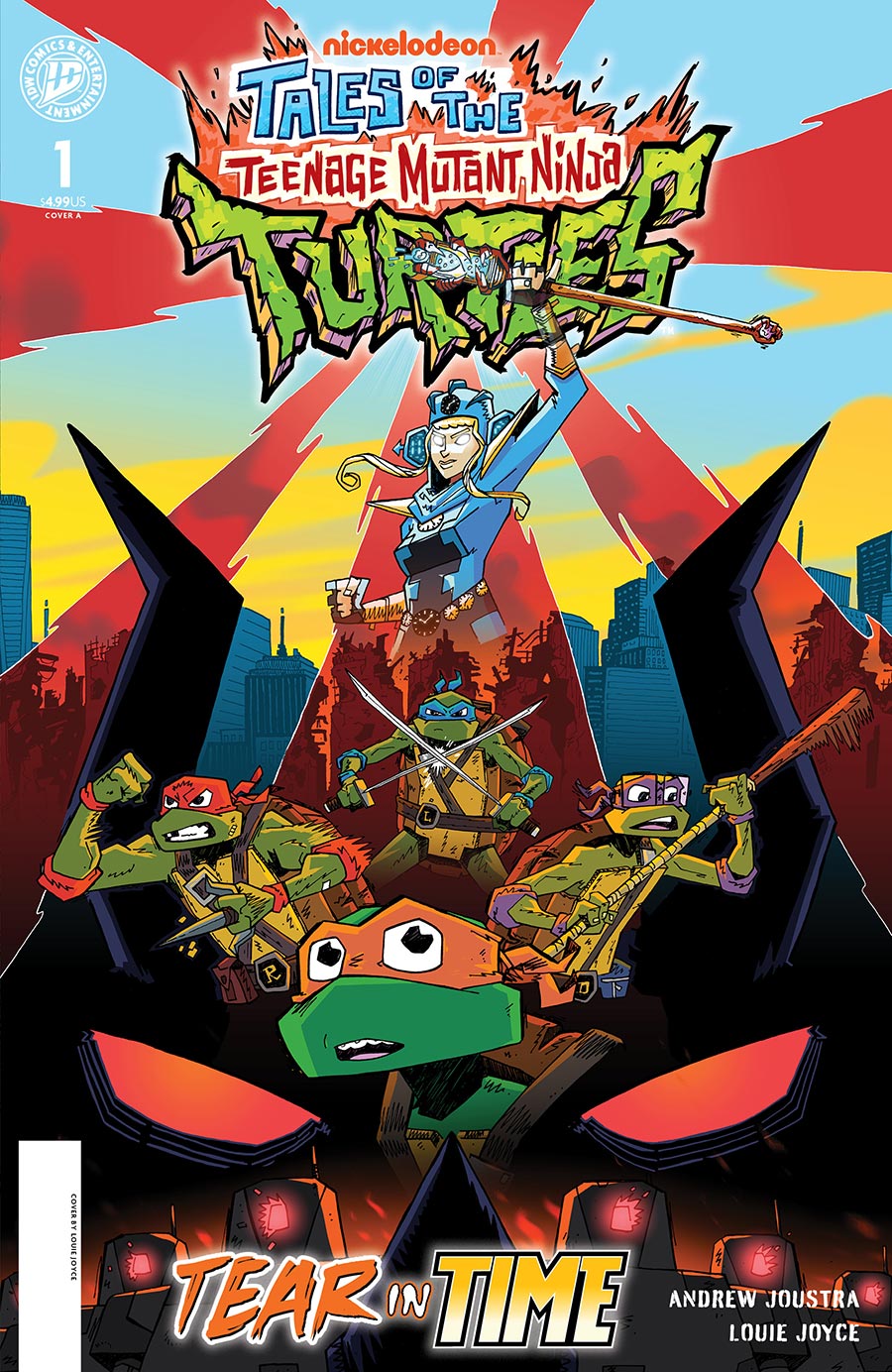 Tales Of The Teenage Mutant Ninja Turtles Tear In Time #1 Cover A Regular Louie Joyce Cover