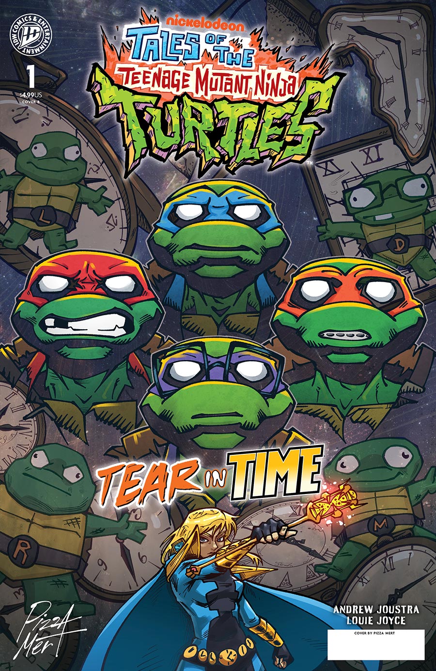 Tales Of The Teenage Mutant Ninja Turtles Tear In Time #1 Cover B Variant Pizza Mert Cover