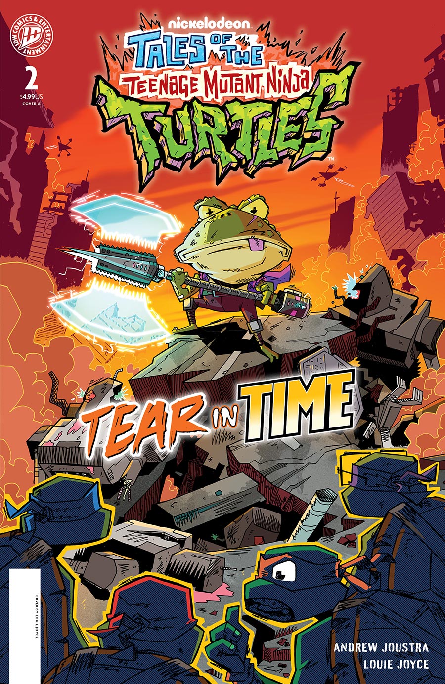 Tales Of The Teenage Mutant Ninja Turtles Tear In Time #2 Cover A Regular Louie Joyce Cover