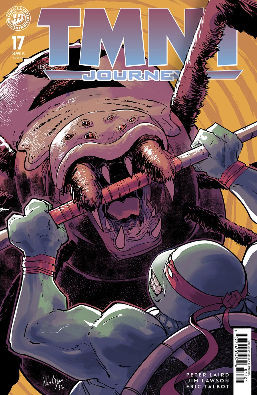 Teenage Mutant Ninja Turtles Journeys #17 Cover B Variant Nikola Cizmesija Cover