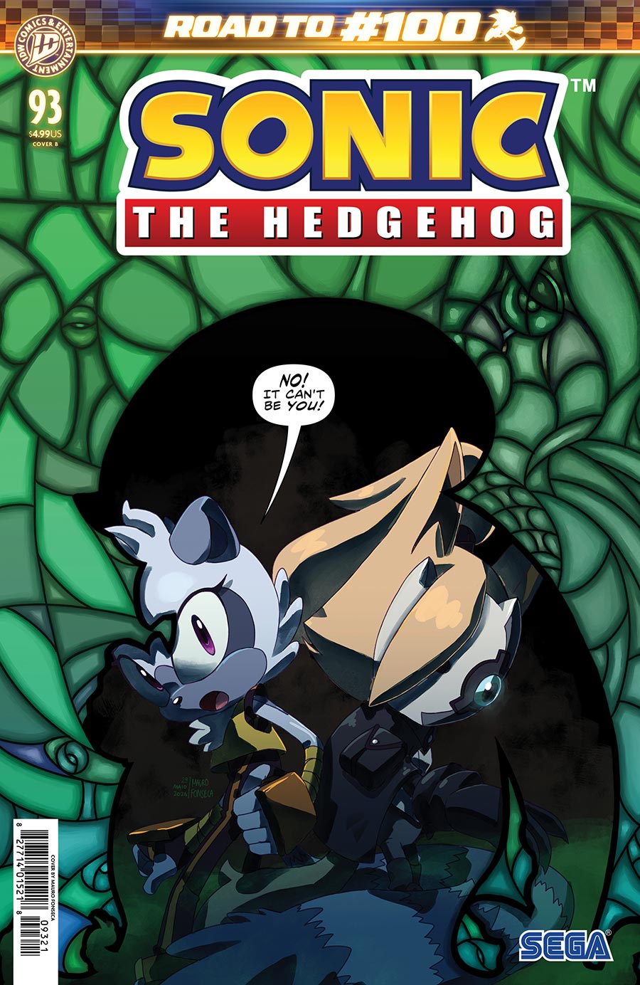 Sonic The Hedgehog Vol 3 #93 Cover B Variant Mauro Fonseca Cover