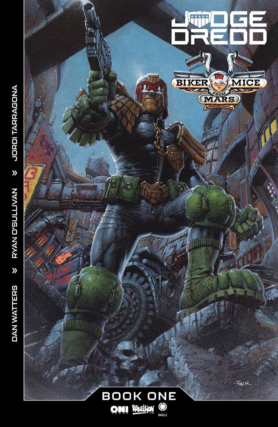 Judge Dredd Biker Mice From Mars #1 Cover A Regular David Finch Cover
