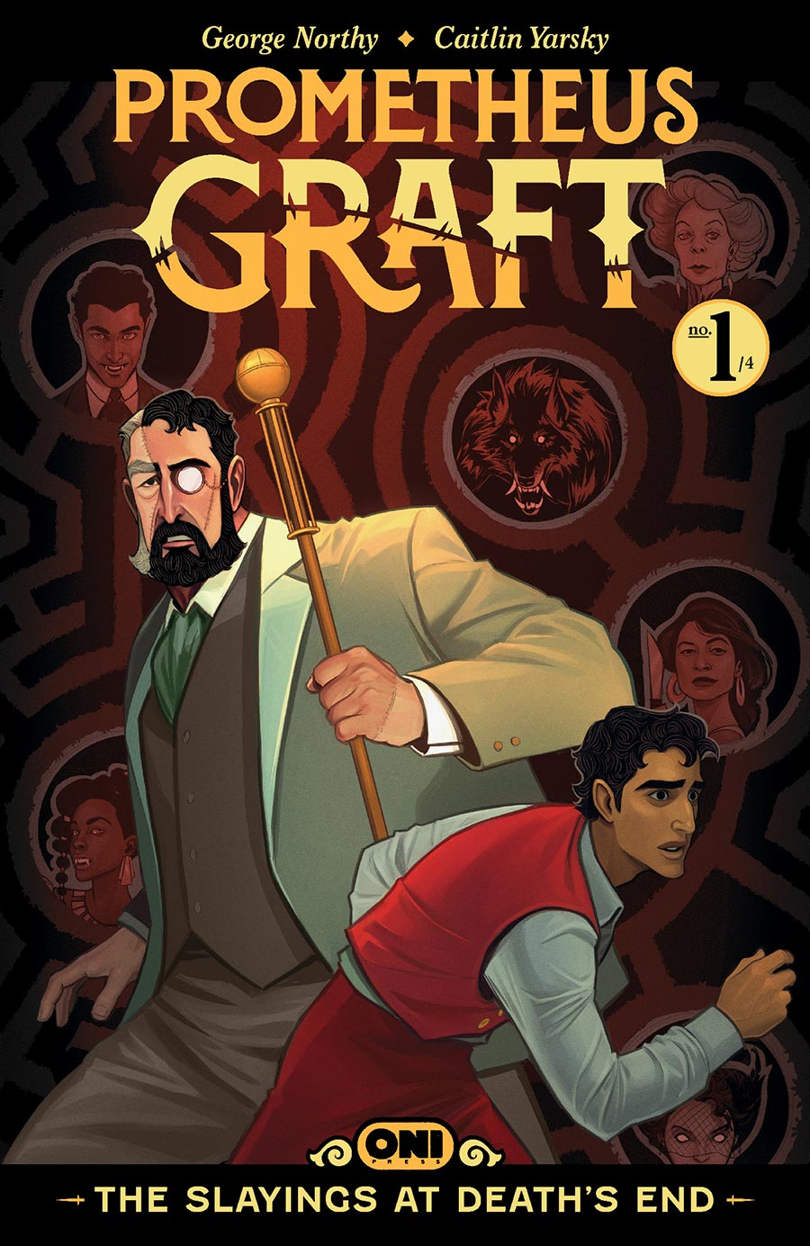 Prometheus Graft The Slayings At Deaths End #1 Cover A Regular Caitlin Yarsky Cover
