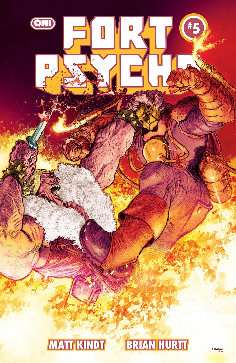 Fort Psycho #5 Cover B Variant Lewis LaRosa Cover