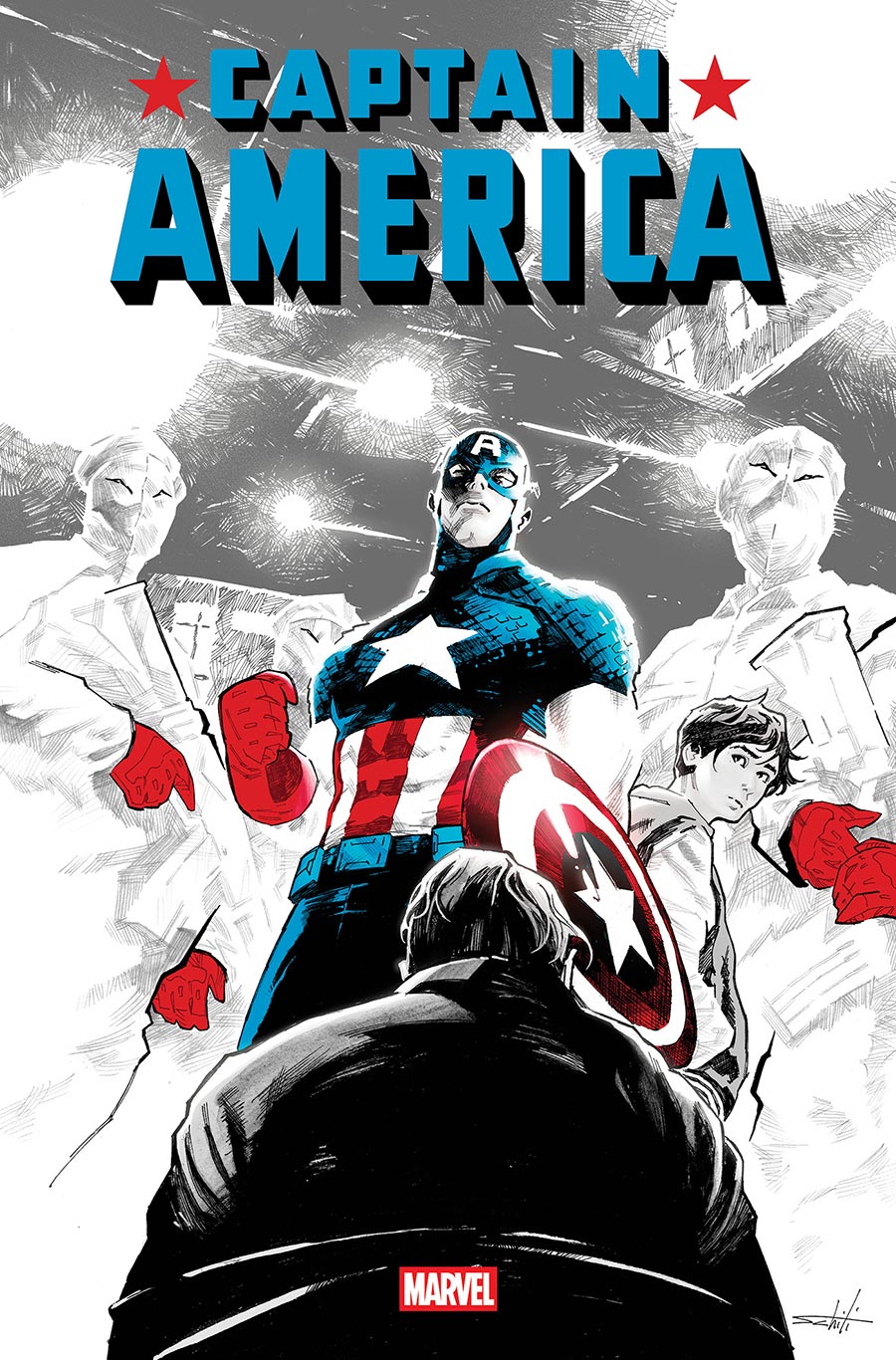 Captain America Vol 11 #18 Cover A Regular Valerio Schiti Cover