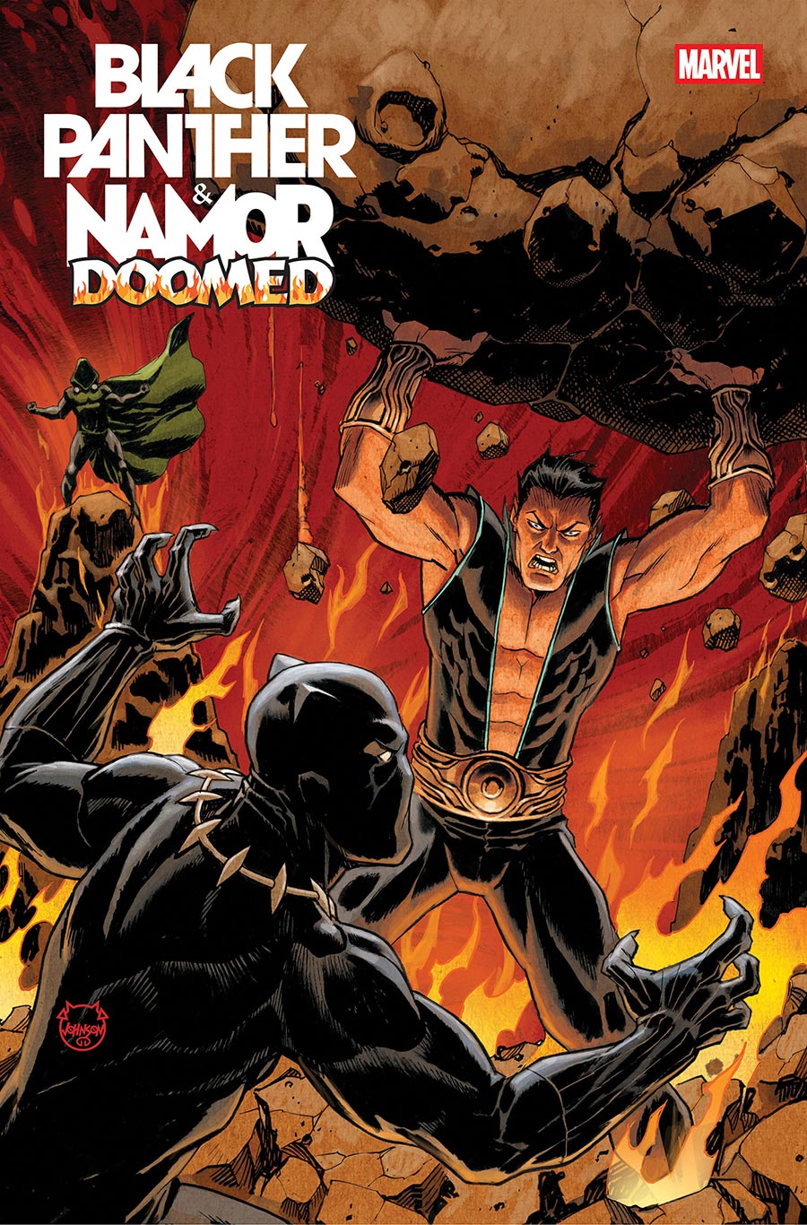 Black Panther Namor Doomed #4 Cover A Regular Dave Johnson Cover