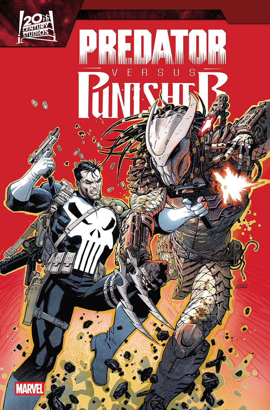 Predator vs Punisher #2 Cover A Regular Dustin Weaver Cover