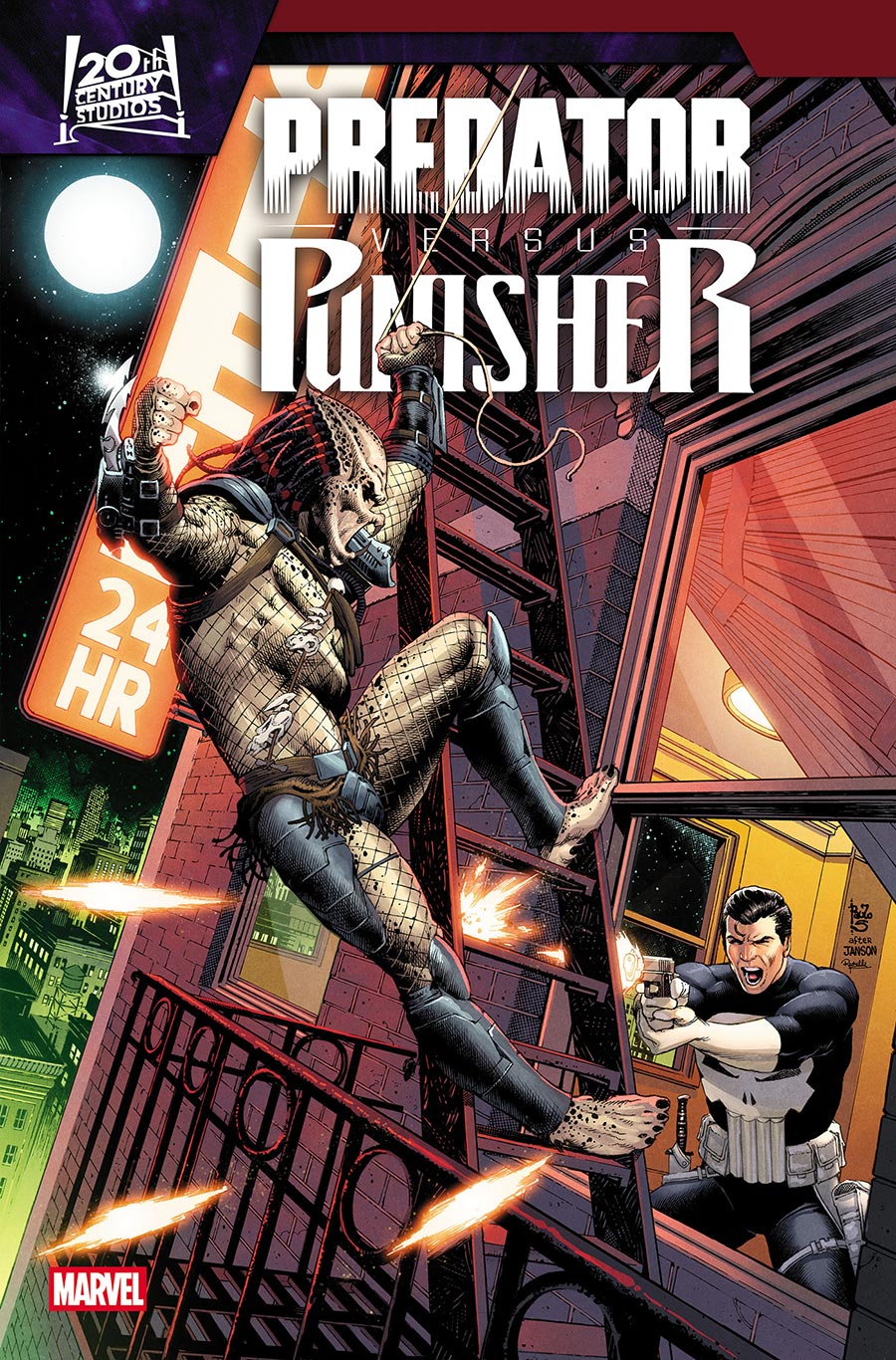 Predator vs Punisher #2 Cover B Variant Paulo Siqueira Homage Cover