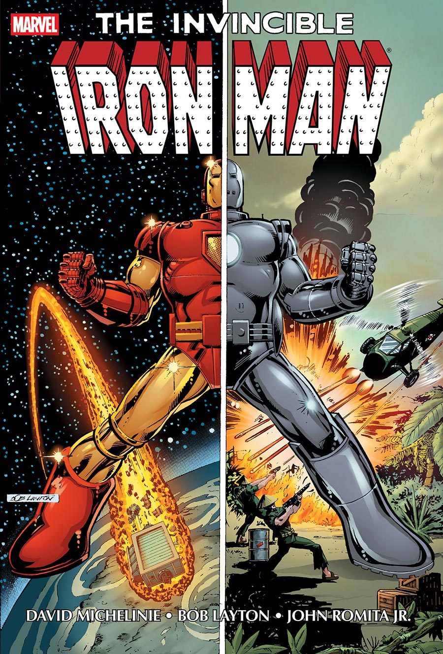 Iron Man By David Michelinie Bob Layton & John Romita Jr Omnibus Vol 1 HC Direct Market Bob Layton Variant Cover New Printing
