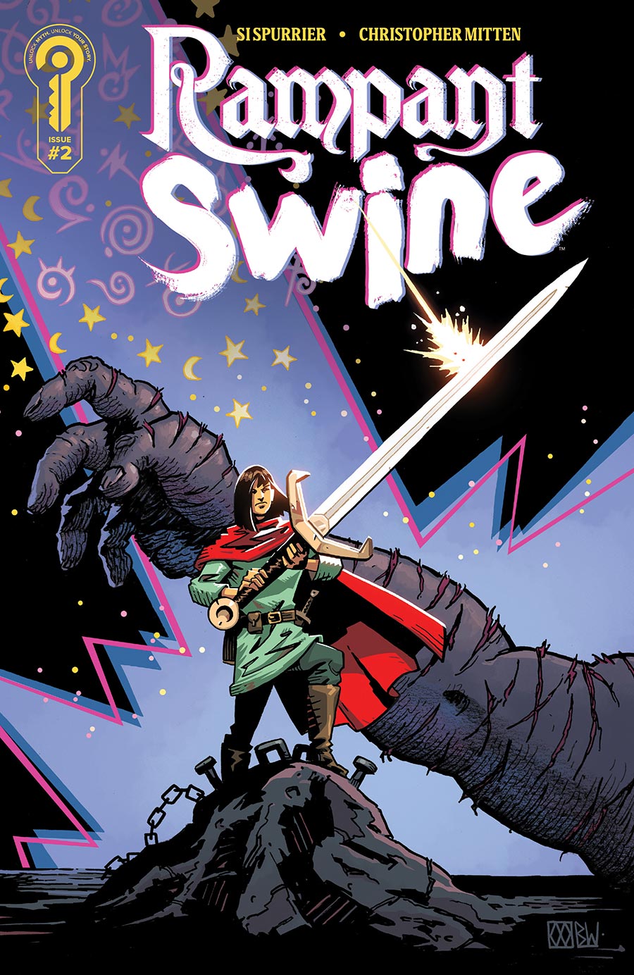 Rampant Swine #2 Cover B Variant Matt Wagner Cover