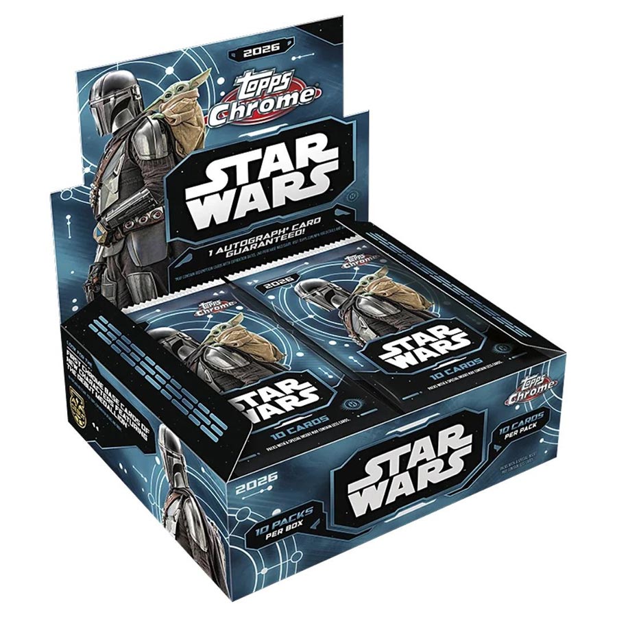 Topps 2026 Star Wars Chrome Hobby Box (10-Count)