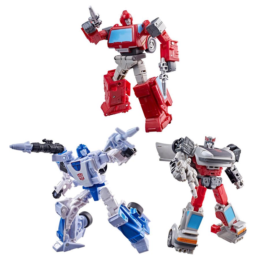 Transformers Age Of The Primes Generations Selects Mirage Ironhide And Bluestreak Action Figure Set