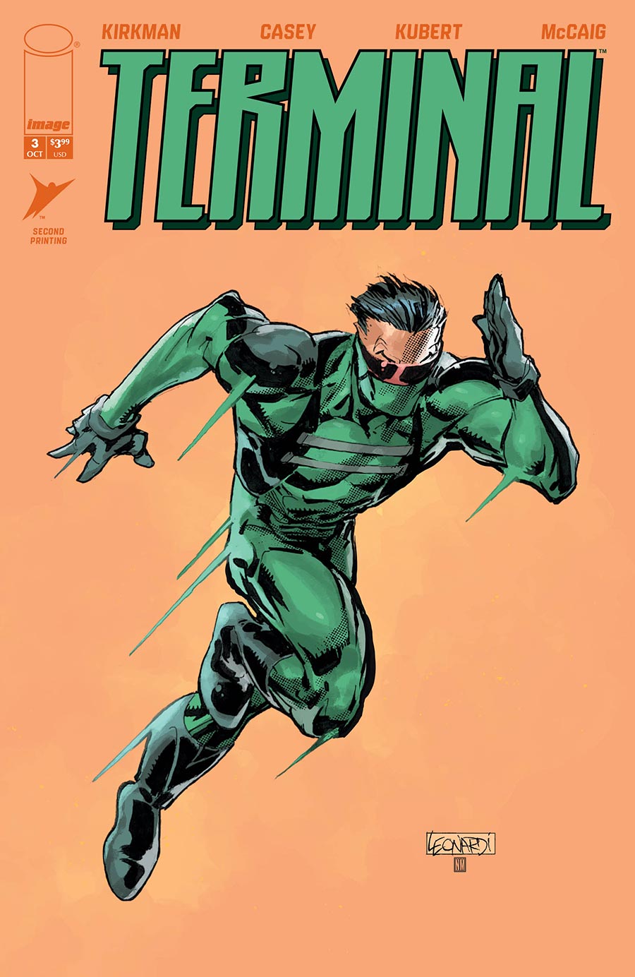 Terminal #3 Cover G 2nd Ptg A Rick Leonardi & Neeraj Menon Activator Cover