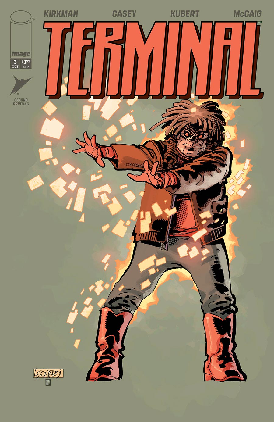 Terminal #3 Cover H 2nd Ptg B Rick Leonardi & Neeraj Menon The Awoken Variant Cover